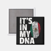 Aimant C'est Dans Mon Adn Mexicain Drapeau Du Mexique Cin (Recto/Verso)