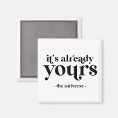 Aimant C'est déjà le vôtre - L'Univers (Recto/Verso)