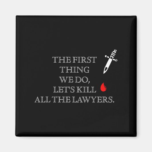 Aimant C'est drôle la première chose que nous faisons Tuo (Devant)