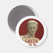 Aimant C'est du grec pour moi (Recto/Verso)