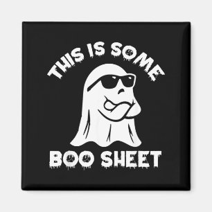 Aimant C'est du Papier de Boo Fantôme Drôle Rétro Hallowe