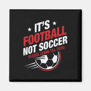 Aimant C'est Footll Pas Football (s'il vous plaît Apprene