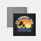 Aimant C'est la conception de coucher de soleil tropical (Recto/Verso)