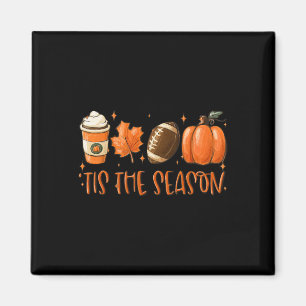Aimant C'Est La Saison Citrouille Leaf Latte Fall Thanksg