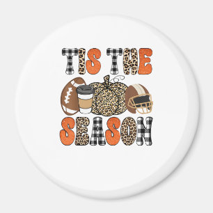 Aimant C'Est La Saison Citrouille Thanksgiving Football D