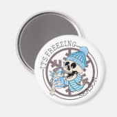 Aimant C'est la saison du gel (Recto/Verso)