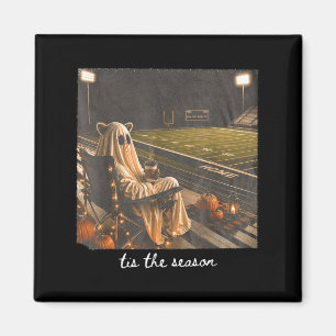 Aimant C'est la saison Football Automne Halloween Raton l