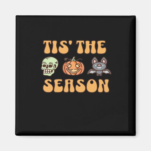 Aimant C'Est La Saison Halloween (Devant)
