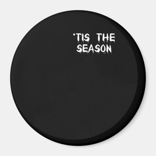 Aimant C'Est La Saison Halloween (Devant)