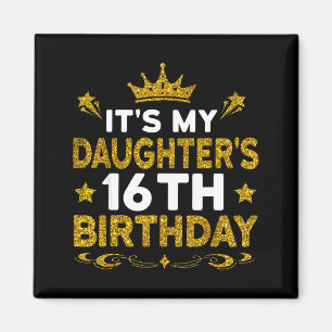 Aimant C'est l'anniversaire de mes cousins 16 ans Joyeux