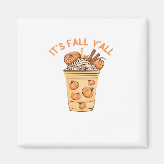 Aimant C'est l'automne, les gens cools rétro (Devant)