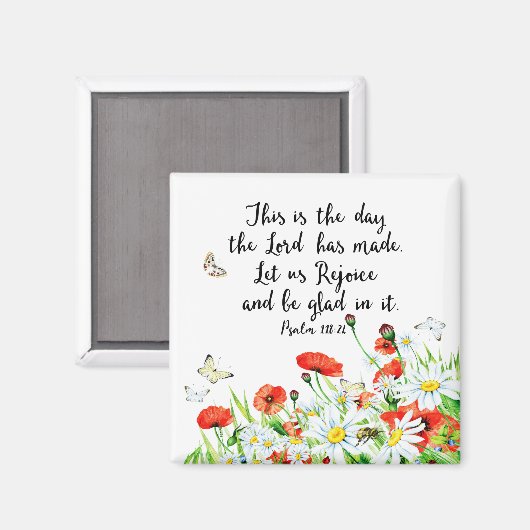 Aimant C'est le jour que le Seigneur a fait (Recto/Verso)