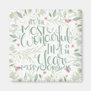 Aimant C'est le moment le plus merveilleux de l'année Noë