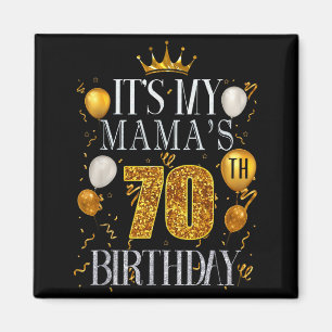 Aimant C'est les 70 ans de ma Maman Joyeux Anniversaire 7