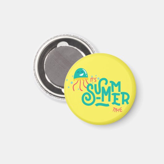 Aimant C'est l'été| Funny Octopus (Recto/Verso)