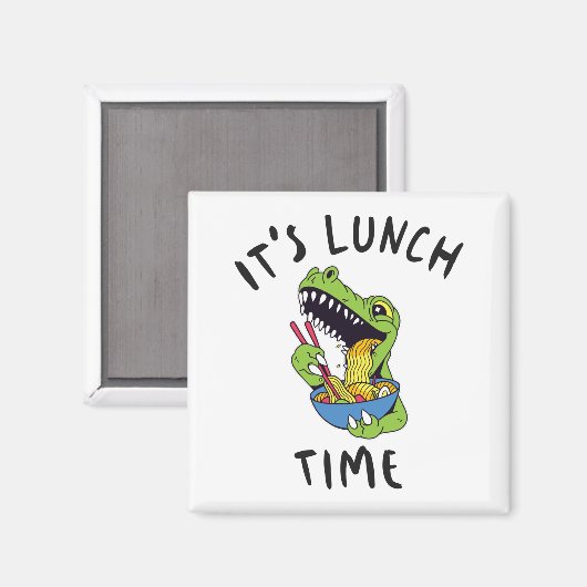 Aimant C'est l'heure du déjeuner (Recto/Verso)