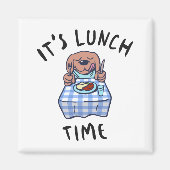 Aimant C'est l'heure du déjeuner (Devant)