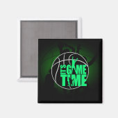 Aimant C'est l'heure du jeu - Vert (Recto/Verso)