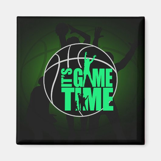 Aimant C'est l'heure du jeu - Vert (Devant)