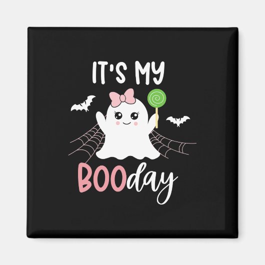 Aimant C'Est Ma Boo Day Mignonne Halloween Anniversaire F (Devant)