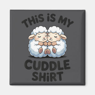 Aimant C'est Ma Chemise De Câlin Mouton Couple Mignon Som