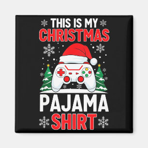 Aimant C'est Ma Chemise De Pyjama De Noël De Jeux Xmas Ho