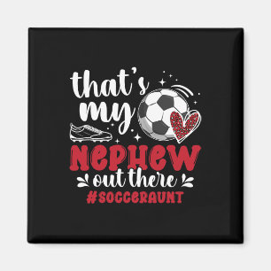 Aimant C'est ma tante de foot de neveu de footballeur Au