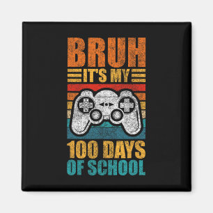 Aimant Cest Mes 100 Jours D'école Gamer Boy 100ème Jour