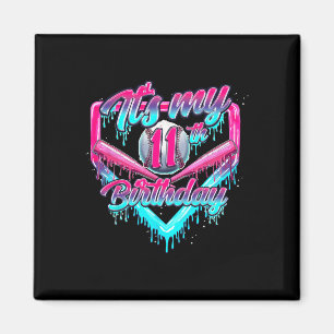 Aimant C'est mon 11e anniversaire garçon Bysebyll Drip 11