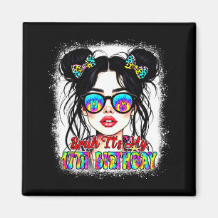 Aimant C'est mon 17e anniversaire T-shirt Tie Dye Anniver