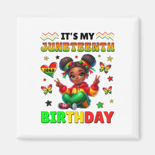 Aimant C'est mon 19e anniversaire du Junet19 Juin pour le