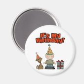 Aimant C'est mon anniversaire (GARÇON) (Recto/Verso)