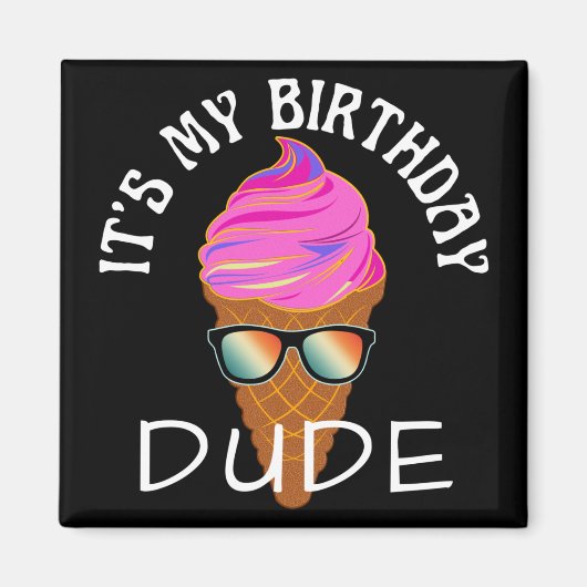 AIMANT C'EST MON ANNIVERSAIRE MEC (Devant)