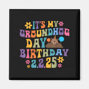 Aimant C'est mon chapeau de fête d'anniversaire Jour de l