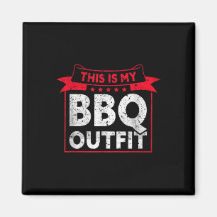 Aimant C'Est Mon Coin Barbecue _ Barbecue Viande Grill Dr