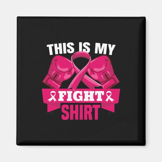 Aimant C'est mon combat Lutte contre le cancer du sein Cr (Devant)