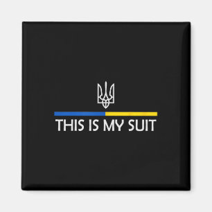 Aimant C'est Mon Costume Soutien Zelensky Ukrainien Souti