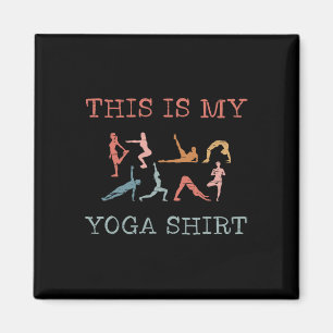 Aimant C'est mon design de yoga poses de yoga flux Vinyas