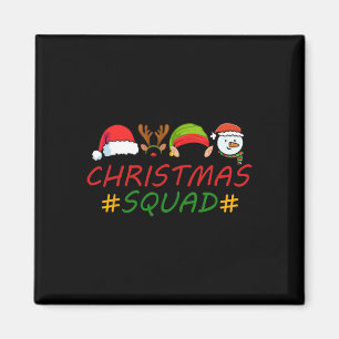 Aimant C'Est Mon Escouade De Noël Pyjama Joyeux Noël Fami