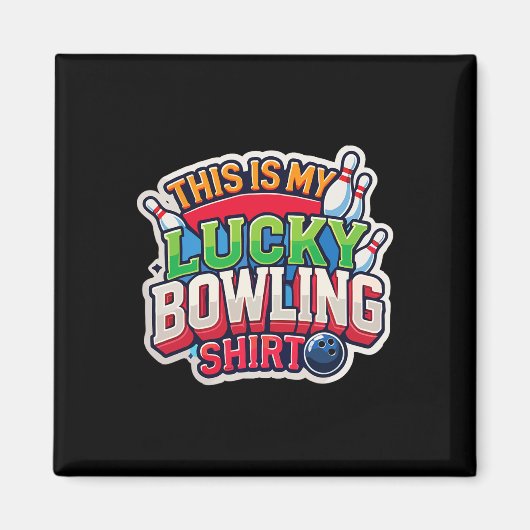 Aimant C'Est Mon Lucratif Conception De Bowling Pour Homm (Devant)