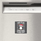 Aimant C'est mon pyjama de pingouin de Noël (In Situ (Lave-vaisselle))