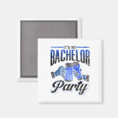 Aimant C'est My Bachelor Party Bride Groom Team 2 (Recto/Verso)