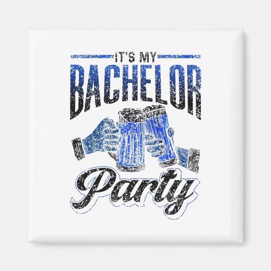 Aimant C'est My Bachelor Party Bride Groom Team 2 (Devant)