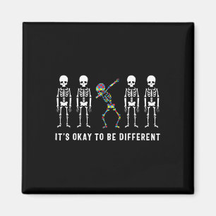 Aimant C'est Okay D'être Un Squelette Un Peu Différent Au