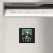Aimant C'est pas mon premier rodéo cowboy occidental drôl (In Situ (Lave-vaisselle))