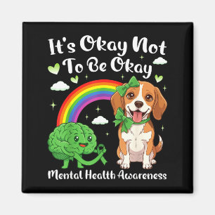 Aimant Cest pas pour être le chien Beagle de sensibilisat