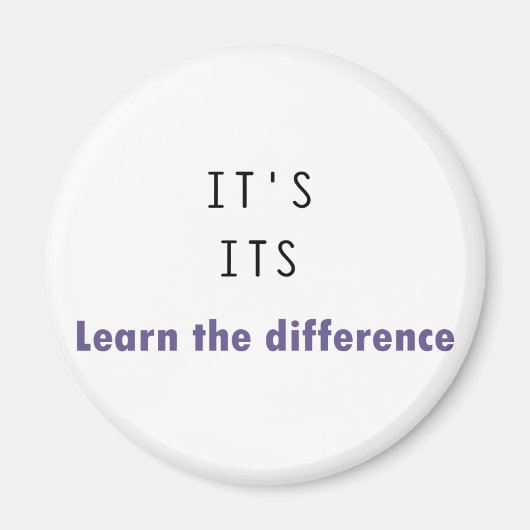 Aimant C'est sa grammaire (Devant)