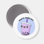 Aimant C'est Taroffic Funny Boba Tea Pun (Recto/Verso)