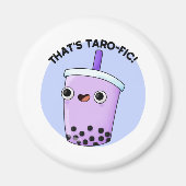 Aimant C'est Taroffic Funny Boba Tea Pun (Devant)