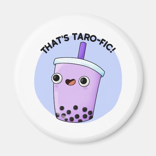 Aimant C'est Taroffic Funny Boba Tea Pun (Devant)